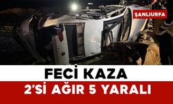 Feci kazada 2’si ağır 5 kişi yaralandı