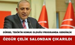 Gürsel Tekin’in Konuk Olduğu Programda Gerginlik: Özgür Çelik Salondan Çıkarıldı
