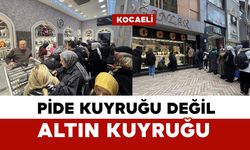 Haberi alan koştu: pide kuyruğu değil, altın kuyruğu