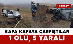 Kafa kafaya çarpıştılar: 1 ölü, 5 yaralı
