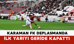 Karaman FK Deplasmanda İlk Yarıyı Geride Kapattı