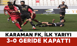 Karaman FK, İlk Yarıyı 3-0 Geride Kapattı