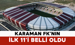 Karaman FK’nın İlk 11’i Belli Oldu