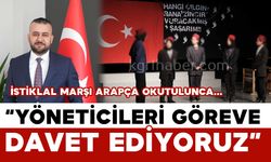 Karaman MHP İl Başkanı Gözel’den İstiklal Marşı Tepkisi