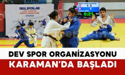 Karaman'da Okul Sporları Yıldızlar Judo Türkiye Birinciliği heyecanı başladı