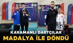 Karamanlı Dartçılar Erzincan’da Madalya ile Döndü
