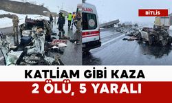 Katliam gibi kaza: 2 ölü, 5 yaralı