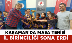 Masa Tenisi İl Birinciliği Sona Erdi
