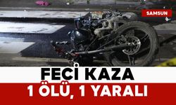 Minibüs motosikletle çarpıştı: 1 ölü, 1 yaralı