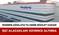 Modern Çikolata’ya Kesin Mühlet Kararı: İşçi Alacakları Güvence Altında
