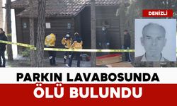 Parkın lavabosunda ölü bulundu