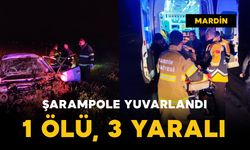 Şarampole yuvarlandı: 1 ölü, 3 yaralı