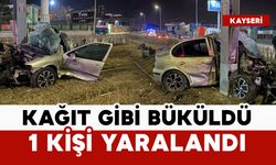 Tramvay yolunda feci kaza: 1 yaralı