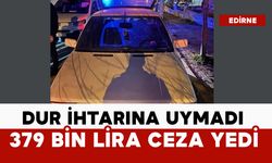 Yüksek sesle müzik dinledi, polisten kaçtı: 379 bin 246 TL ceza yedi