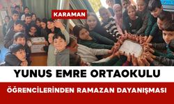 Yunus Emre Ortaokulu Öğrencilerinden Ramazan Dayanışması