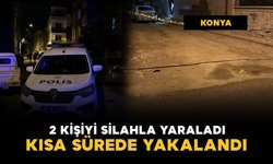 2 kişiyi silahla yaraladı, kısa sürede yakalandı