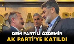 Ahmet Özdemir AK Parti’ye Katıldı