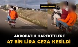 Akrobatik hareketler yaptı: 47 bin lira ceza yedi