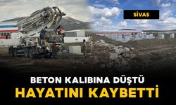 Beton kalıbına düşen genç işçi öldü