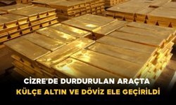 Cizre’de Durdurulan Araçta Külçe Altın ve Döviz Ele Geçirildi