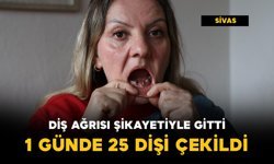 Diş ağrısıyla gittiği klinikte 1 günde 25 dişi çekildi