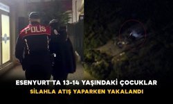 Esenyurt’ta 13-14 Yaşındaki Çocuklar Silahla Atış Yaparken Yakalandı