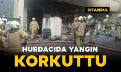 Hurdacıda yangın korkuttu