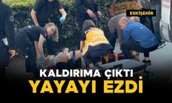 Kaldırımdaki yayayı ezdi: 1 yaralı