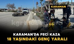 Otomobille çarpışan motosiklet karşı şeride sürüklendi: 1 yaralı