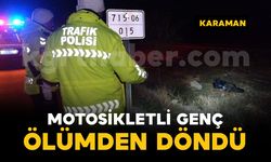 Kazada 70 metre sürüklendi: motosikletli genç ölümden döndü