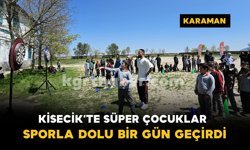 Kisecik’te “Süper Çocuklar” Pistte Coştu: Sporla Dolu Bir Gün Yaşandı