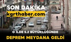 O ilde güne 5.2 deprem ile uyandılar