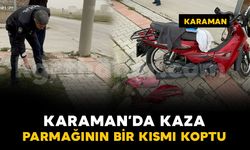 Otomobille çarpışan motosikletli genç yaralandı