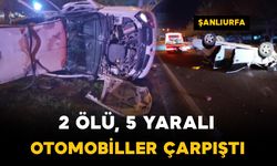 Otomobiller çarpıştı: 2 ölü, 5 yaralı