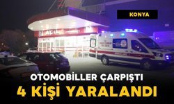Otomobiller çarpıştı: 4 kişi yaralandı
