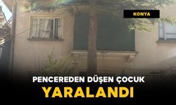 Pencereden düşen küçük çocuk yaralandı