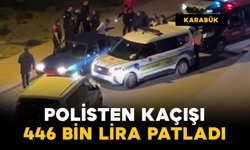 Polisten kaçışı 446 bin liraya patladı