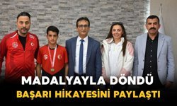 Şampiyonadan Madalyayla Döndü Başarı Hikâyesini Paylaştı
