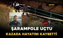 Şarampole uçan motosikletli genç öldü