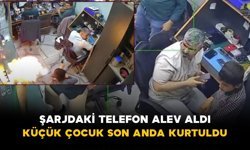 Şarjdaki Telefon Alev Aldı: Küçük Çocuk Son Anda Kurtuldu