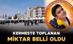 Toprak için düzenlenen kermeste 2 milyon 300 bin lira toplandı
