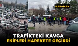 Trafik ışıklarındaki kavga kısa sürede büyüdü