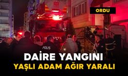 Yaşlı adam yangında ağır yaralandı