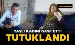 Yaşlı kadının bileziğini gasp eden şüpheli tutuklandı