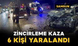 Zincirleme trafik kazası: 6 yaralı