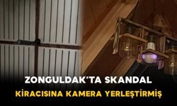 Zonguldak’ta kiracısının banyosuna gizli kamera yerleştirdiği iddia edilen zanlı tutuklandı