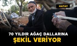 70 yıldır ağaç dallarını keser ve bıçakla kaşığa dönüştürüyor