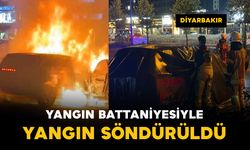 Alev topuna döndü: yangın battaniyesiyle söndürüldü