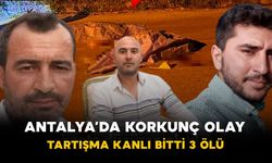 Antalya’da Korkunç Olay: Tartışma Kanlı Bitti, 3 Ölü