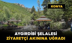 Aygırdibi Şelalesi ziyaretçi akınına uğradı